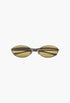 Sardine Oval-Frame Gold-Tone Sunglasses